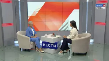 "Вести-Интервью". Гость программы - Ольга Краснова