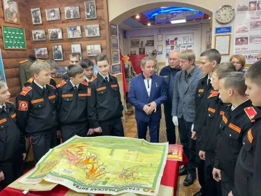 Экскурсию в музей Учебно-методического центра ГО ЧС организовали для нижегородских кадетов