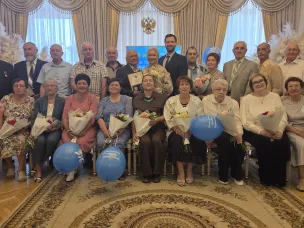 Торжество верности: в Нижегородском Доме бракосочетания состоялось вручение медалей "За любовь и верность"