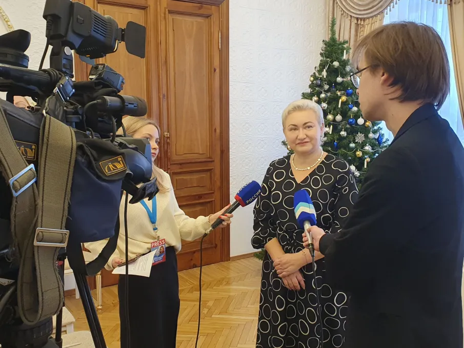 Пресс-конференция руководителя главного управления  ЗАГС Нижегородской области Ольги Красновой  по итогам работы за 2023 год