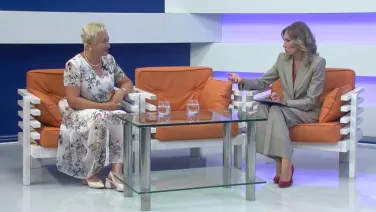 Руководитель главного управления ЗАГС Нижегородской области Краснова Ольга в студии программы "День за днём"