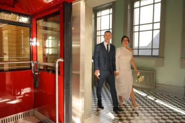 Торжественный запуск фуникулера состоялся в Нижегородском кремле