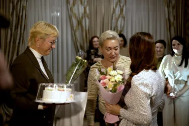 Заречный дом бракосочетания провел Зимний бал юбиляров